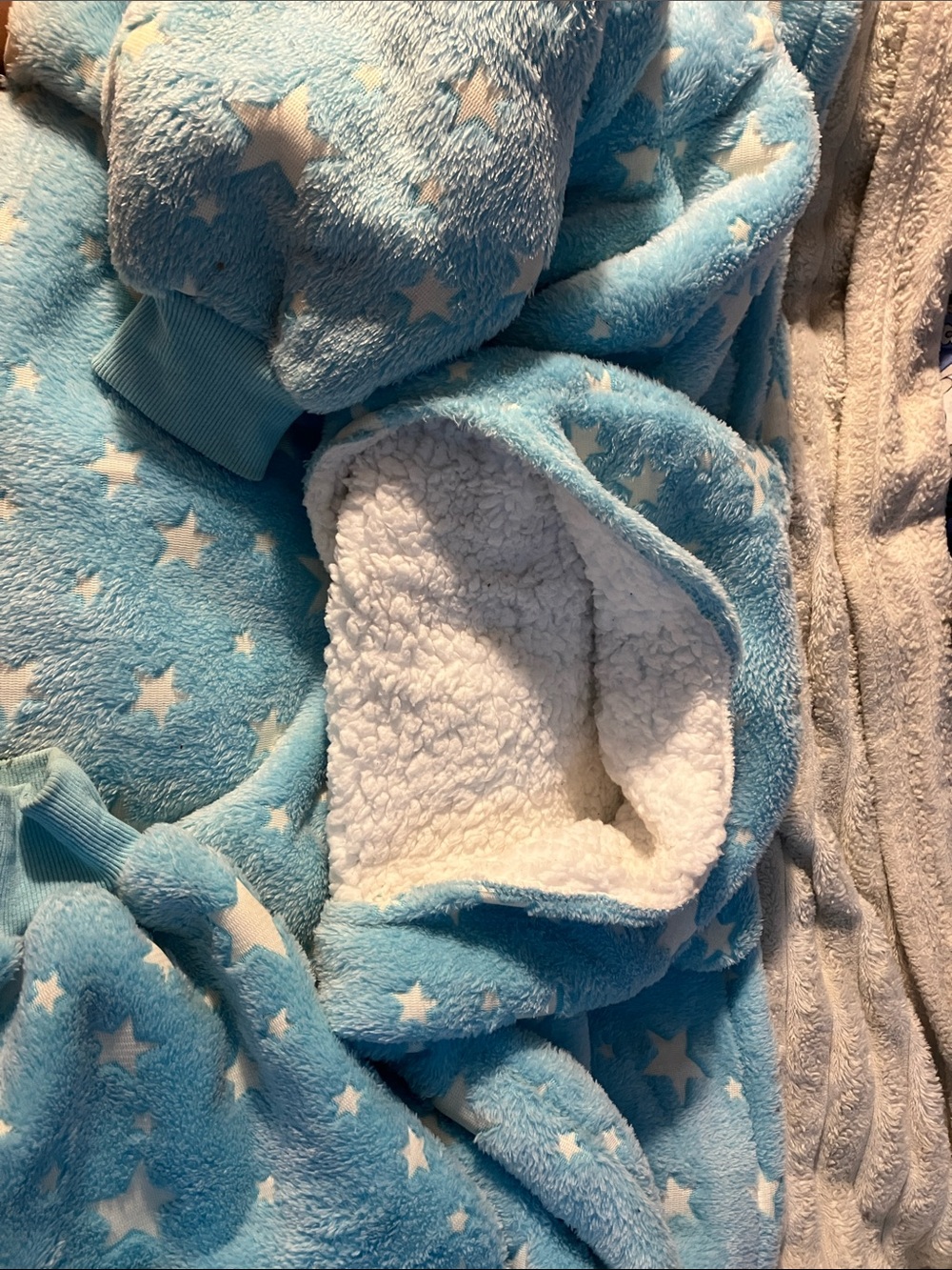 Glow in the dark bear star Snuggle Hoodie!